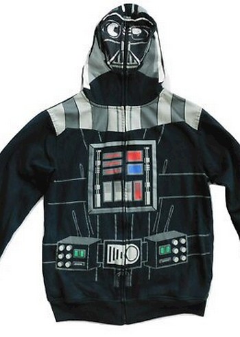 Starwars Darth Vader Erkek Çocuk Siyah Kapşonlu Sweatshirt - Görsel 2