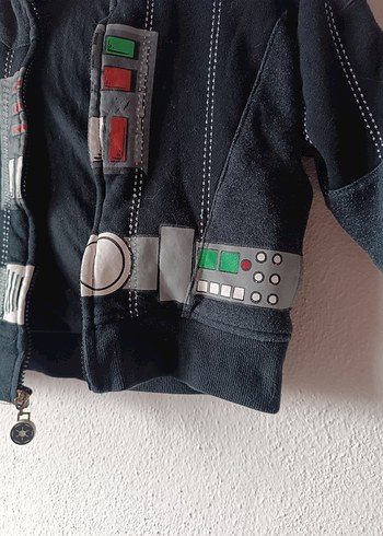 Starwars Darth Vader Erkek Çocuk Siyah Kapşonlu Sweatshirt - Görsel 16