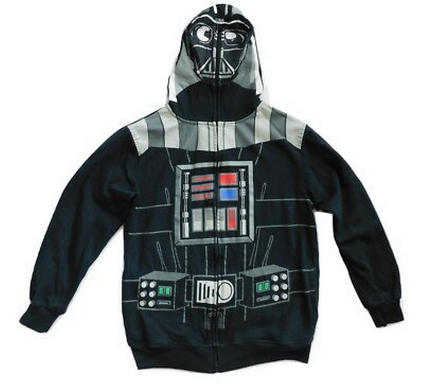 Starwars Darth Vader Erkek Çocuk Siyah Kapşonlu Sweatshirt - Görsel 2
