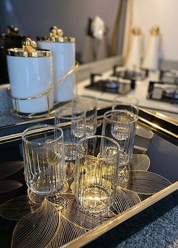 6 kişilik kahve yanı su bardağı - Görsel 2