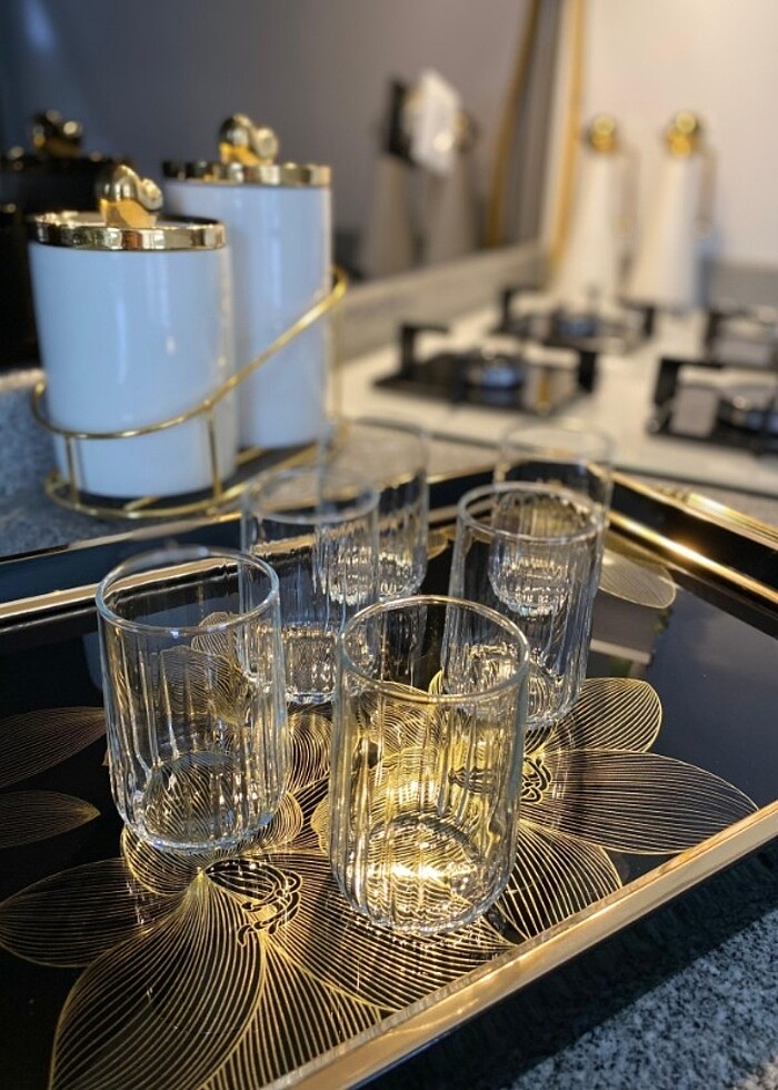 6 kişilik kahve yanı su bardağı - Görsel 2