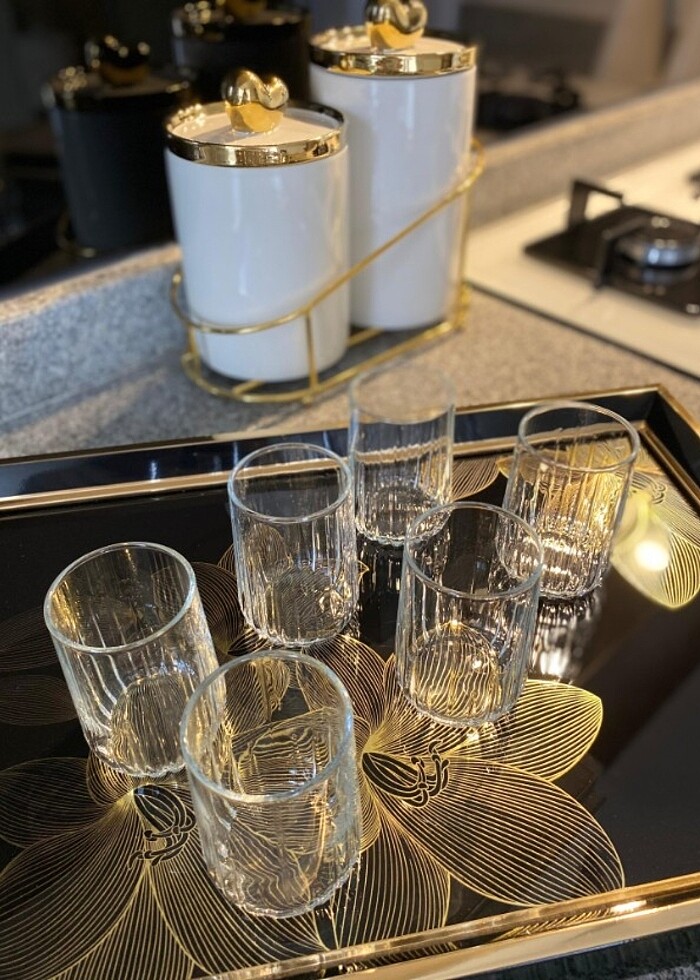 6 kişilik kahve yanı su bardağı - Görsel 3