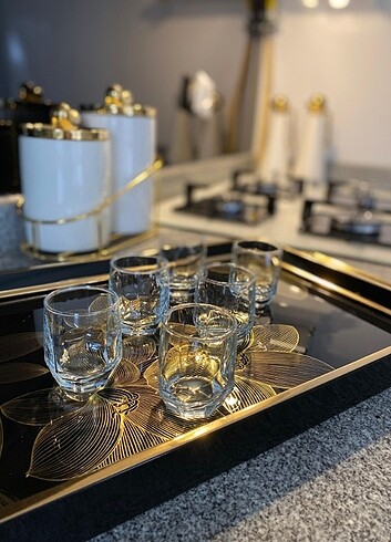 6 kişilik kahve yanı su bardağı
 - Görsel 2