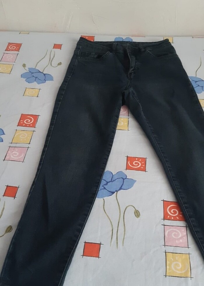 13-14 yaş için kot pantolon - Görsel 2