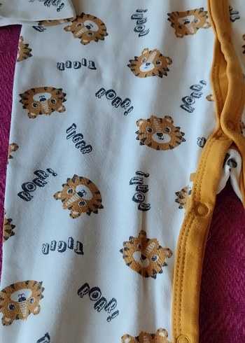 Çocuk Aslan Baskılı Renkli Uyku Tulumu - Görsel 2