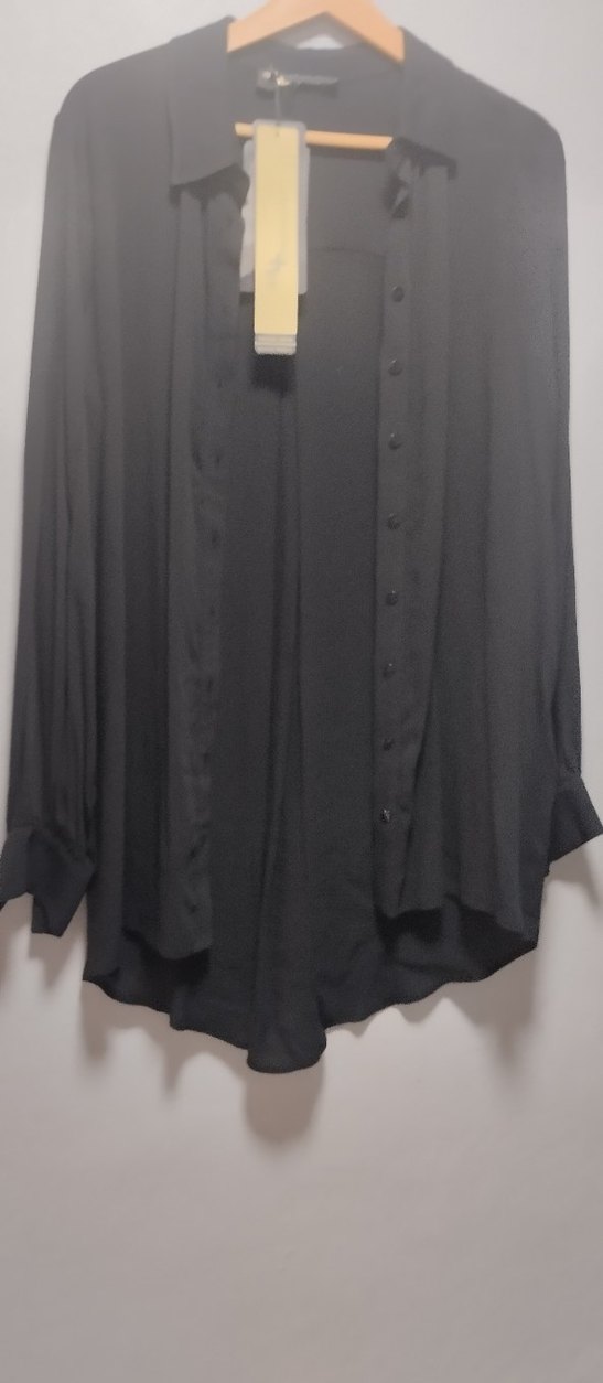 ADİL IŞIK Oversize Uzun Kollu Kadın Gömlek - Görsel 2