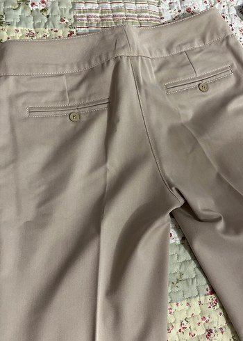 Bej Kadın Kumaş Pantolon - Görsel 4