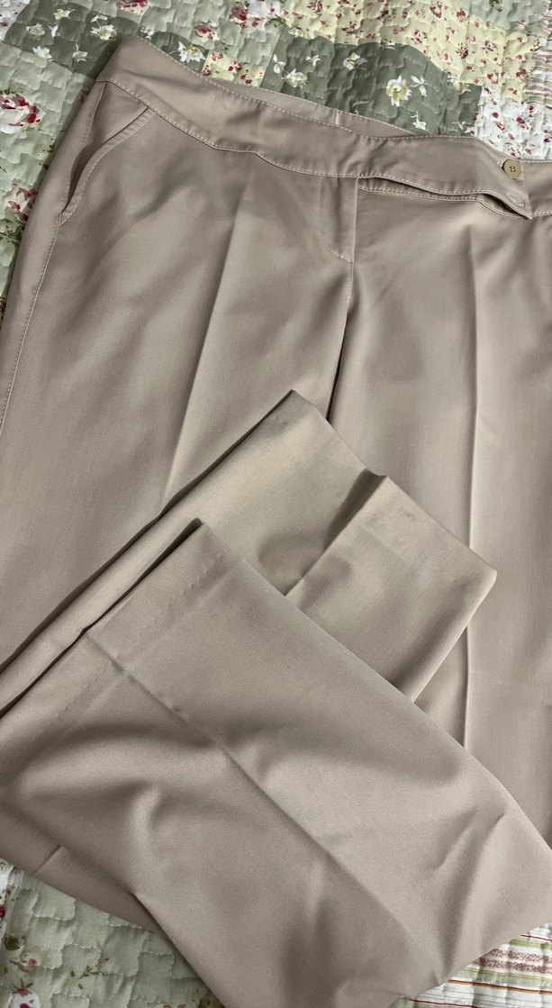 Bej Kadın Kumaş Pantolon - Görsel 2