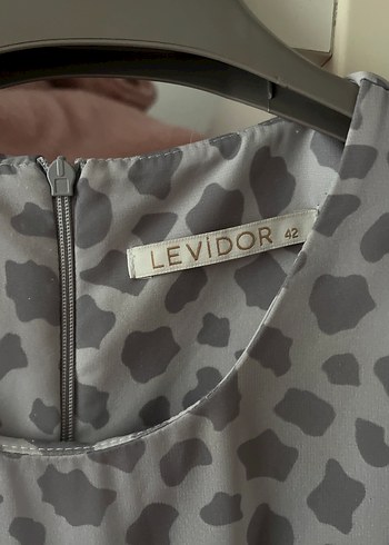 Gri Şifon Elbise - Görsel 3