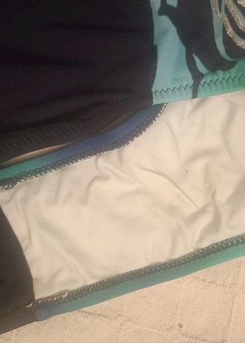 Turkuaz Desenli Mayo - Görsel 4