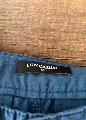 Düğmeli Mavi Erkek Denim Şort - Görsel 2