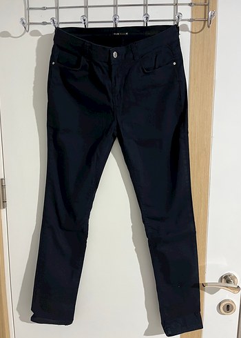 Siyah Erkek Denim Pantolon Regular Fit