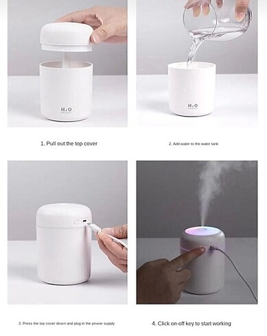 Ultrasonic Hava Nemlendirici - Görsel 4