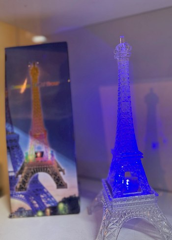 Renkli Işıklı Eyfel Kulesi Biblo - Görsel 2
