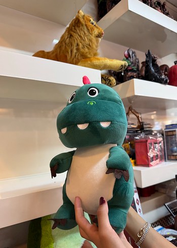 Diğer Renkli Turkuaz Peluş Dinozor Oyuncak