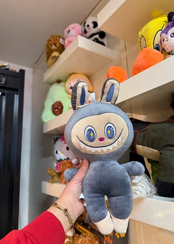 Gri Peluş Tavşan Oyuncak - Görsel 2