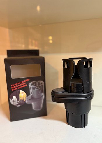 Araç Telefon ve Bardak Tutucu Siyah - Görsel 2