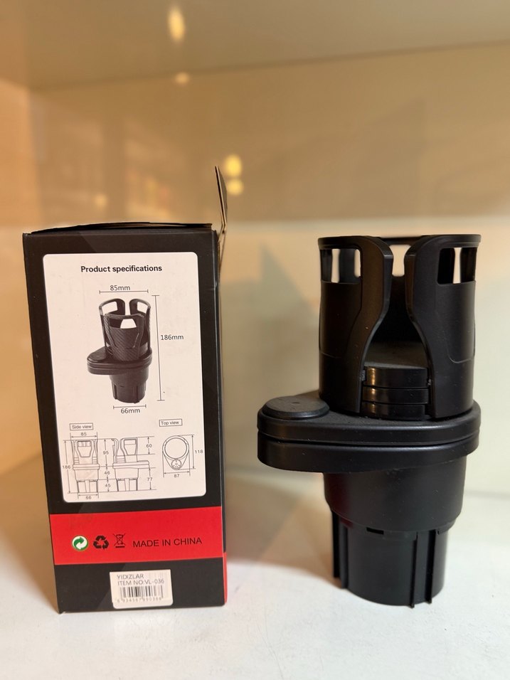 Araç Telefon ve Bardak Tutucu Siyah - Görsel 3