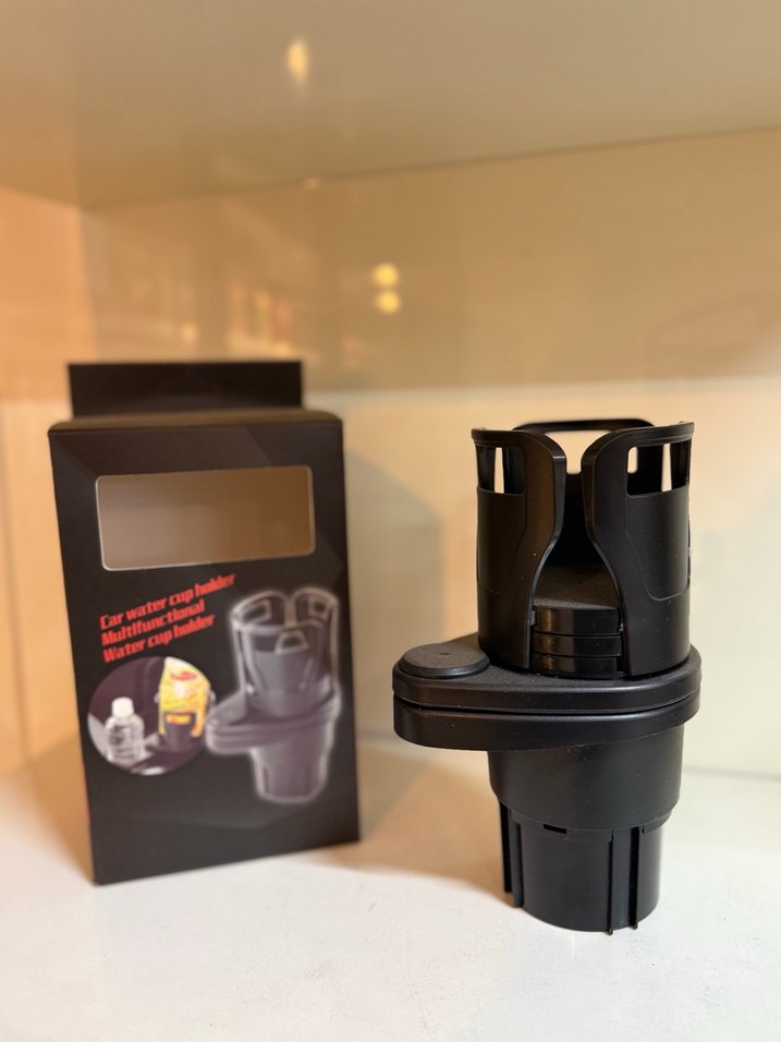 Araç Telefon ve Bardak Tutucu Siyah - Görsel 2