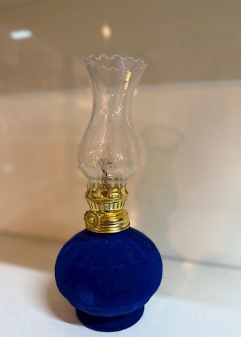 Mavi Renkli Dekoratif Gaz Lambası - Görsel 3