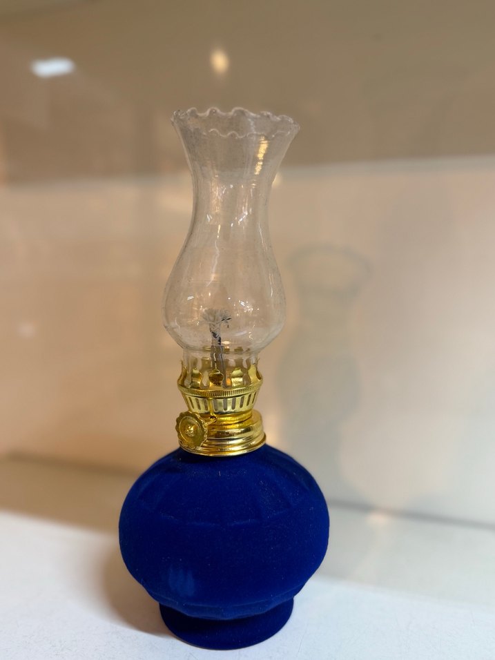 Mavi Renkli Dekoratif Gaz Lambası - Görsel 3
