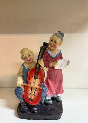 Renkli Çello Çalan Çift Biblosu - Görsel 2