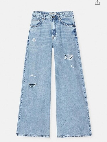 38 Beden mavi Renk Pull and Bear kot pantolon