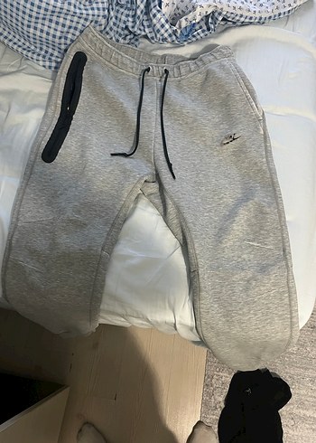 Gri Nike Bağcıklı Erkek Eşofman Altı