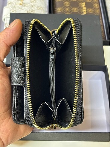  Beden siyah Renk vakko mini para gözlü kartlıklı cüzdan 