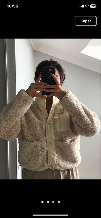 Peluş mont