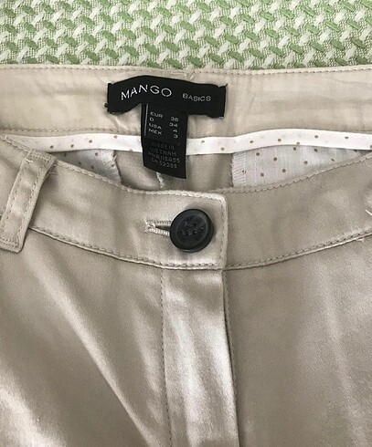 Mango Krem Pantalon