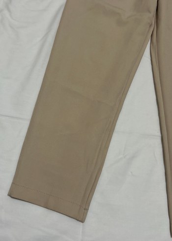 Krem kumaş pantolon - Görsel 3