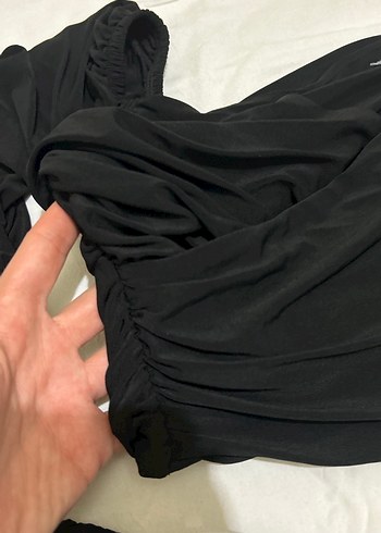 Uzun Kollu Siyah Mini Drapeli takım - Görsel 5