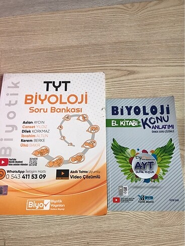 Biyoloji konu anlatım kitabı+test kitabı
