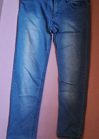 Mavi Parlak Regular Fit Denim Kadın Jean