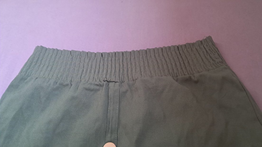 Düğmeli Uzun Keten Etek - Görsel 3