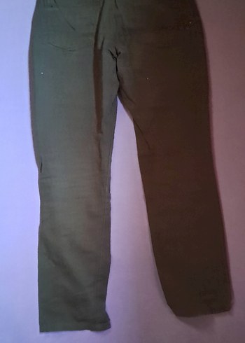 Diğer kahverengi Keten Pantolon Pantolon