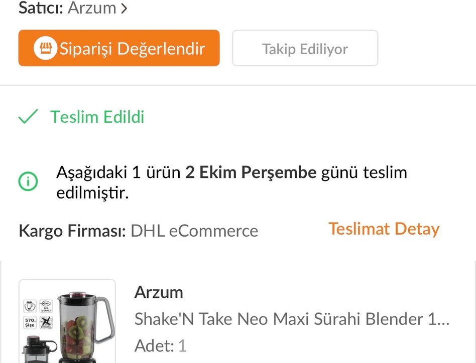 Arzum shake take neo maxi sürahi blender - Görsel 2