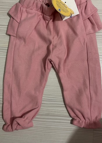 6-9 ay kız bebek eşofman altı yeni etiketli - Görsel 2