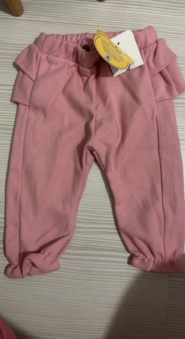 6-9 ay kız bebek eşofman altı yeni etiketli - Görsel 2