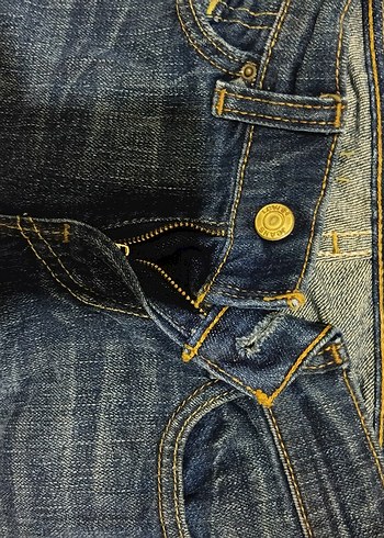 Levis Koyu Mavi Denim Jean 568 Bootcut