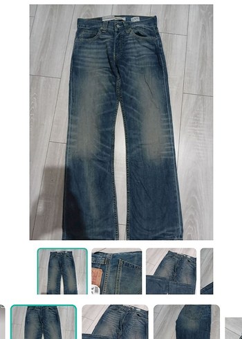 Levis Koyu Mavi Yikamali Denim Jean