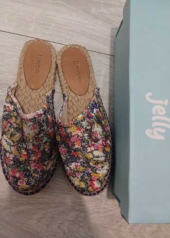 Limon Company Cicek Desenli Jellim Espadril Terlik
