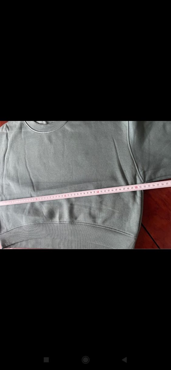 turkuaz Kadın Sweatshirt Uzun Kollu Rahat Kesim - Görsel 3