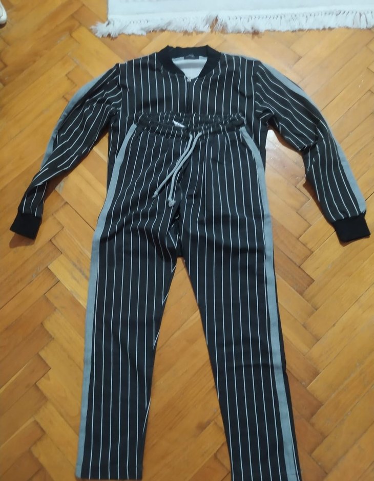 çizgili erkek takım - Görsel 4