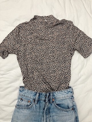 Leopar T-shırt M beden.