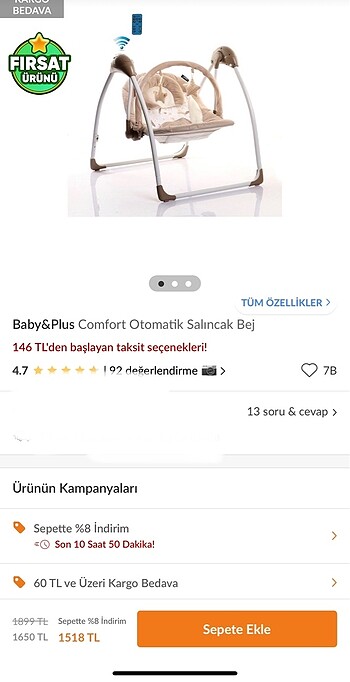 Otomatik salıncak