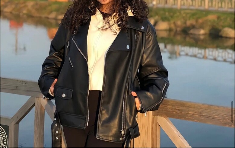 Pull&Bear suni deri ceket