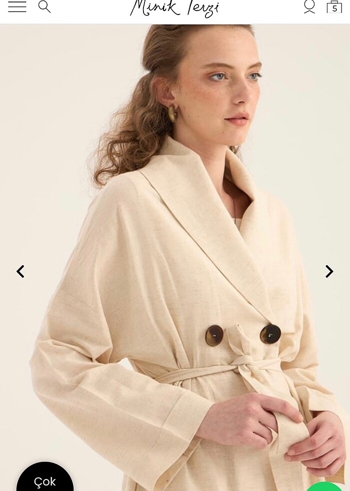 Minik Terzi trençkot - Görsel 2
