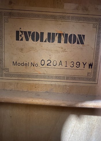 EVOLUTION Parlak Kahverengi Klasik Gitar - Görsel 2